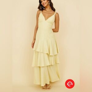 #FortunateOne Oh Sunflower Dreams Maxi Dress Yellow